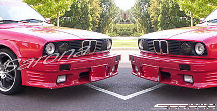 Custom BMW 3 Series Coupe, Convertible & Sedan Front Bumper (1984 - 1988) - $390.00 (Part #BM-027-FB)